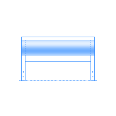 Furniture Headboard Ikea Mathoppen Headboard Line Tracing Svg Vector, Free Vectors File